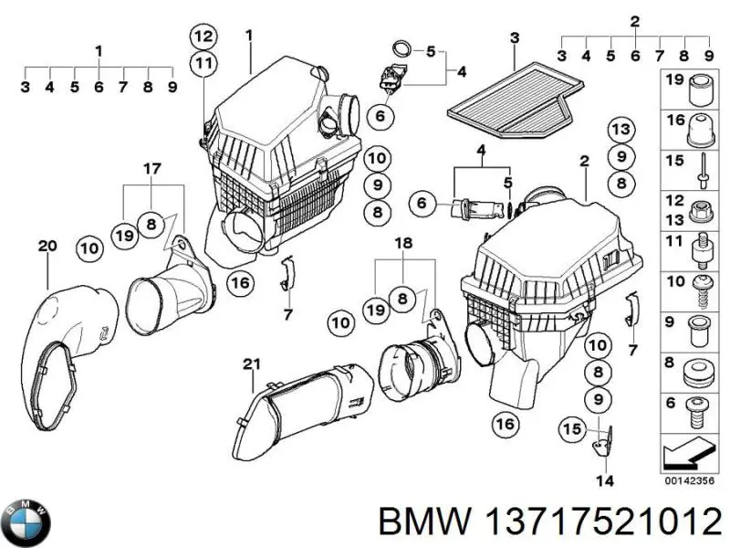 Купить 13717521012 BMW 
