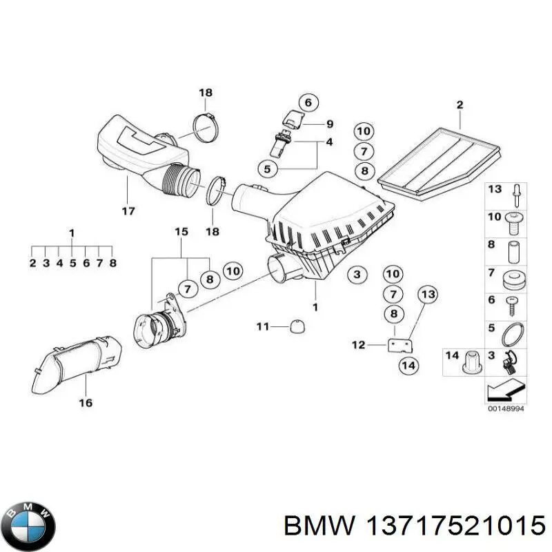  BMW 13717521015 цена, от 22.72 USD