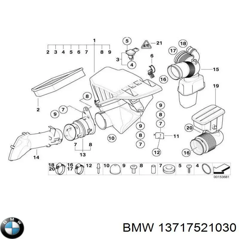  BMW 13717521030 цена, от 67.80 USD