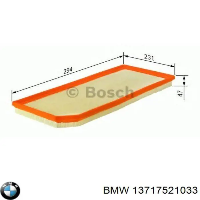Купить 13717521033 BMW Автомобильный фильтр воздуха