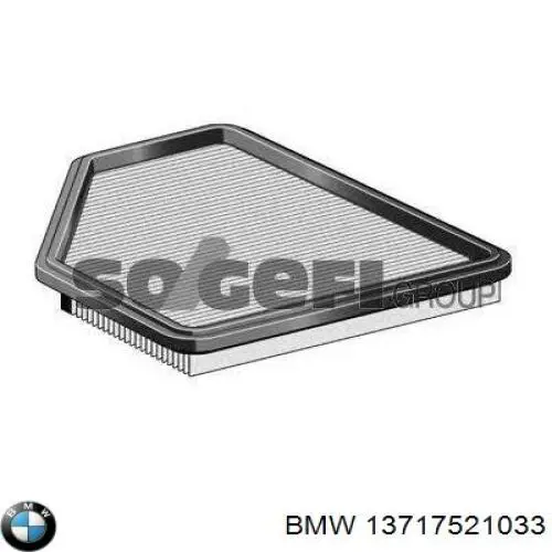 Фильтр воздушный BMW 13717521033