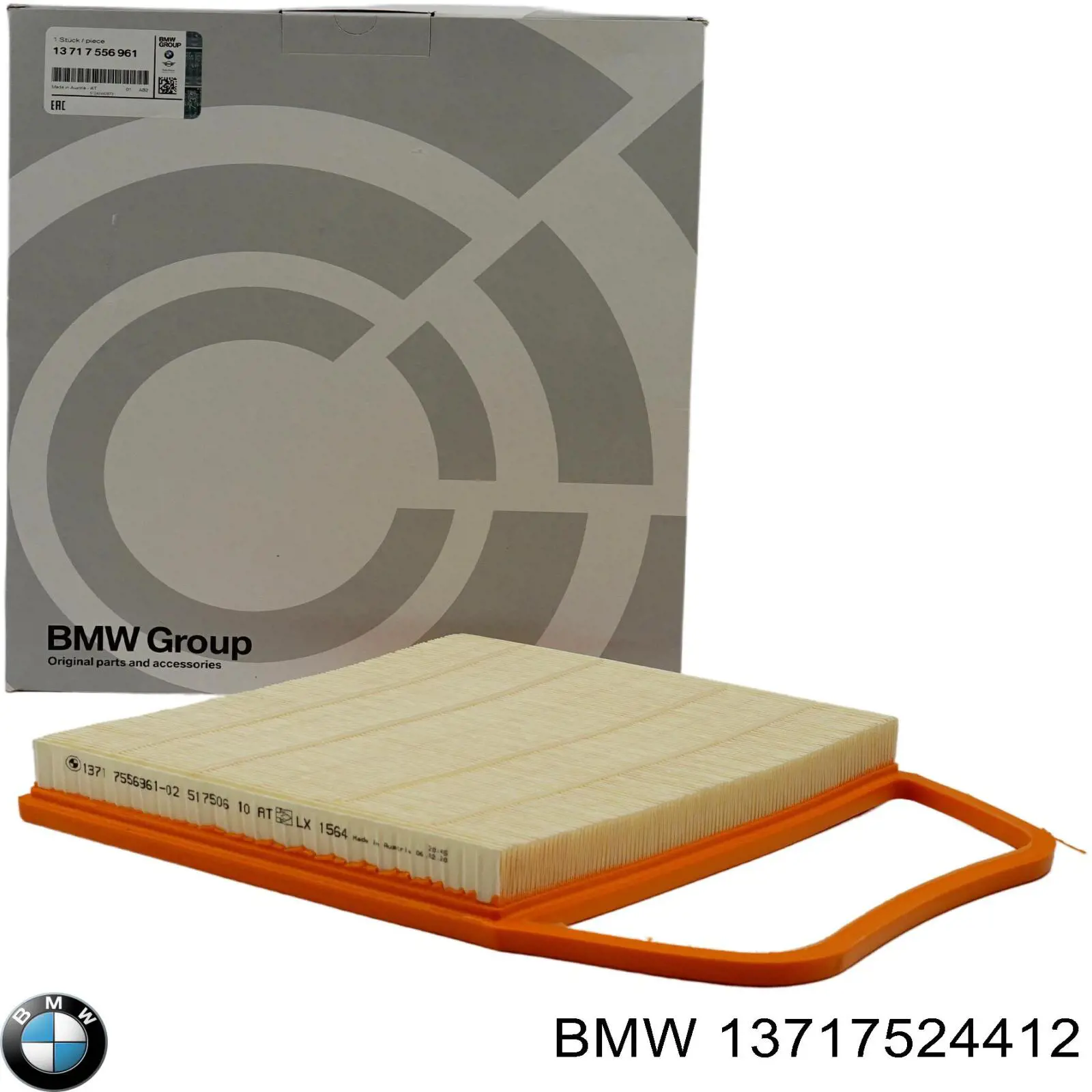 Элемент воздушного фильтра BMW 13717524412 цена, от 18.25 USD