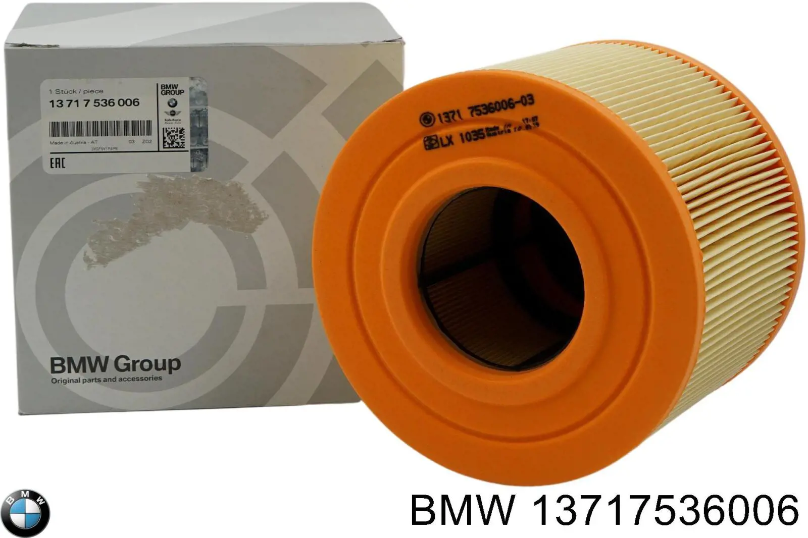 Купить 13717536006 BMW Автомобильный фильтр воздуха