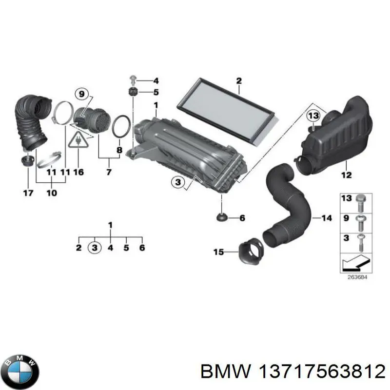  BMW 13717563812 цена, от 10.14 USD