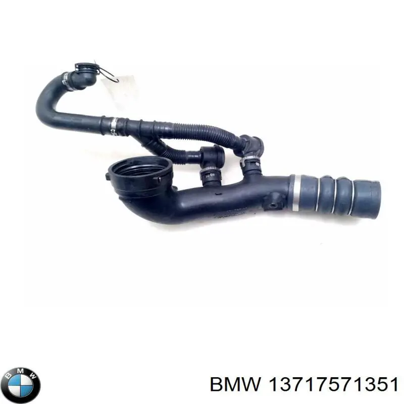 13717571351 BMW шланг (патрубок интеркуллера левый)