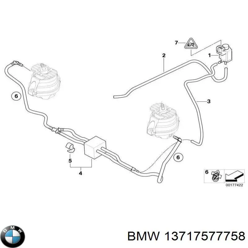 Купить 13717577758 BMW Насос охлаждения