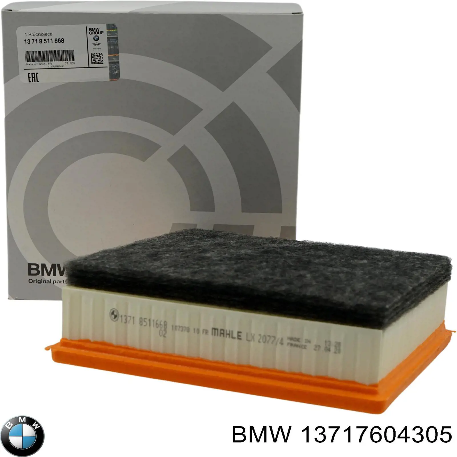 13717604305 BMW caixa de filtro de ar