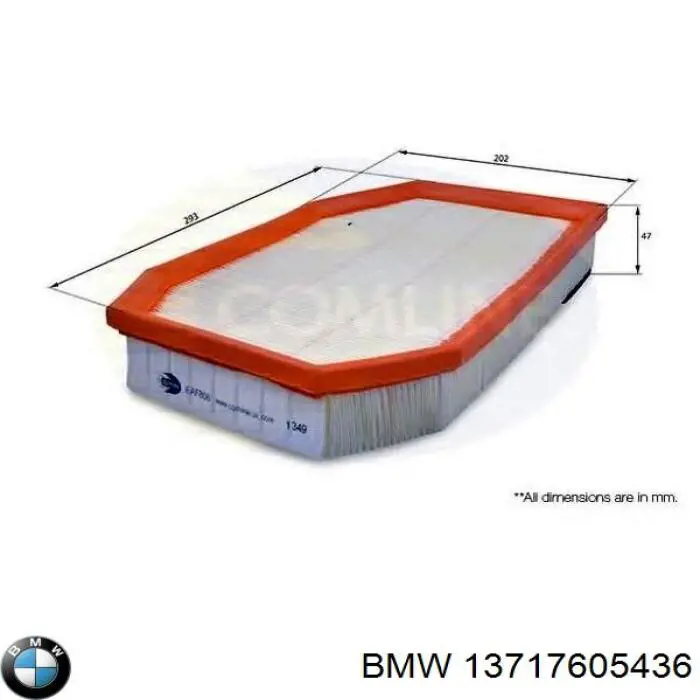 Купить 13717605436 BMW Автомобильный фильтр воздуха
