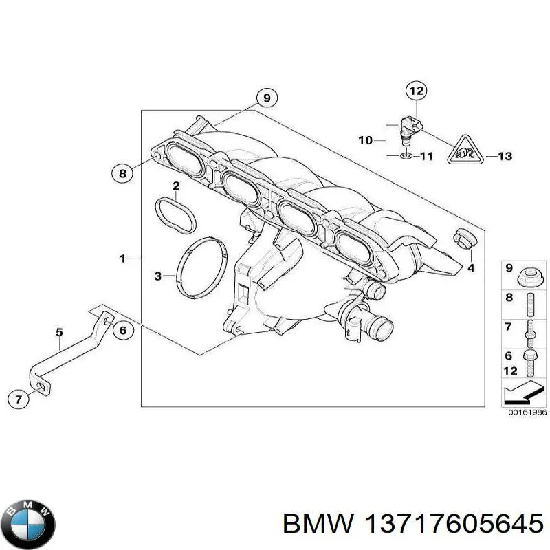 13717605645 BMW Прокладка крышки маслозаливной горловины