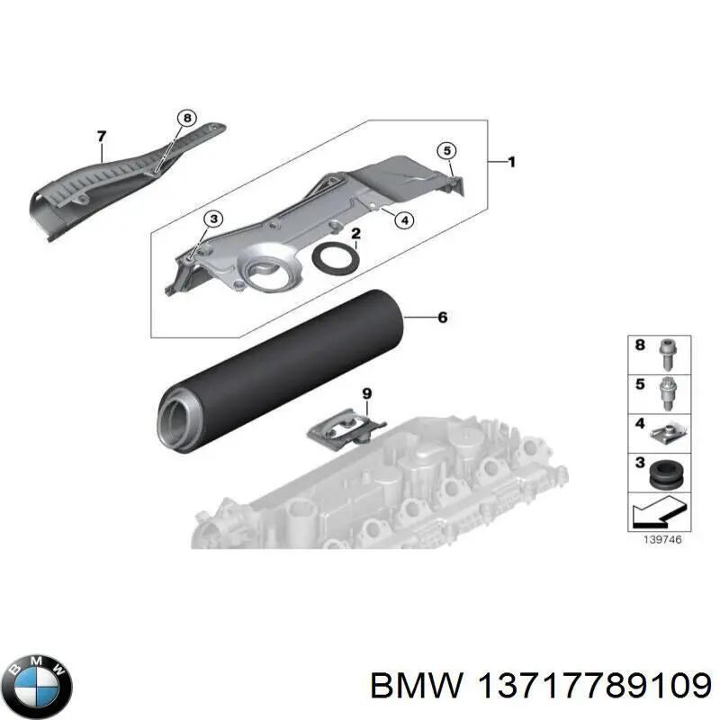 Cano derivado de ar, entrada de filtro de ar para BMW X3 (E83)