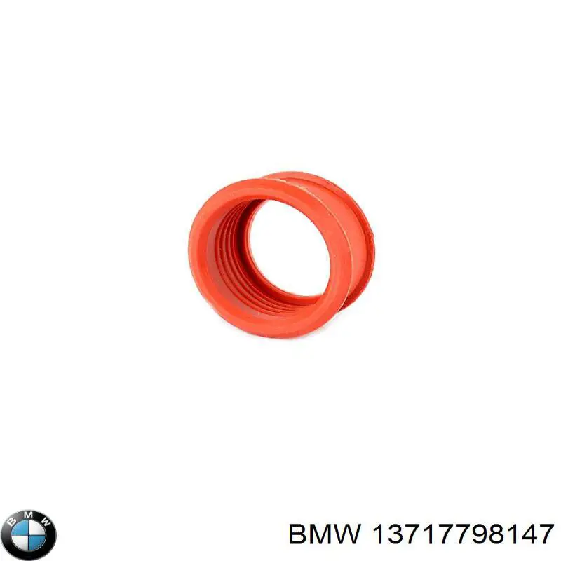 Патрубок воздушный, выход воздушного фильтра BMW 13717798147 цена, от 575.0 UAH