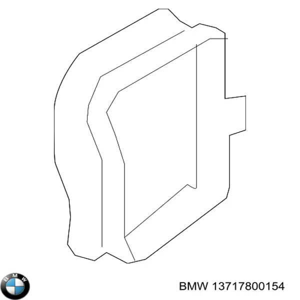 Воздухозаборник воздушного фильтра BMW 13717800154 цена, от 28.00 USD