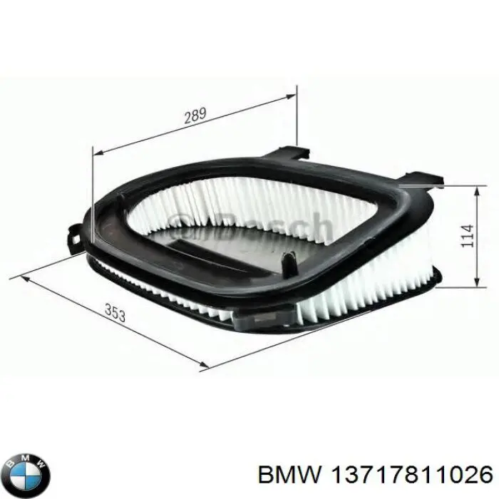 Воздушный фильтр 13717811026 BMW
