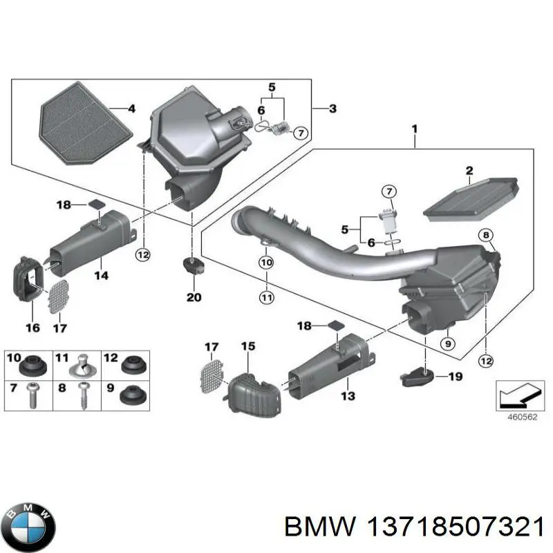 Купить 13718507321 BMW 
