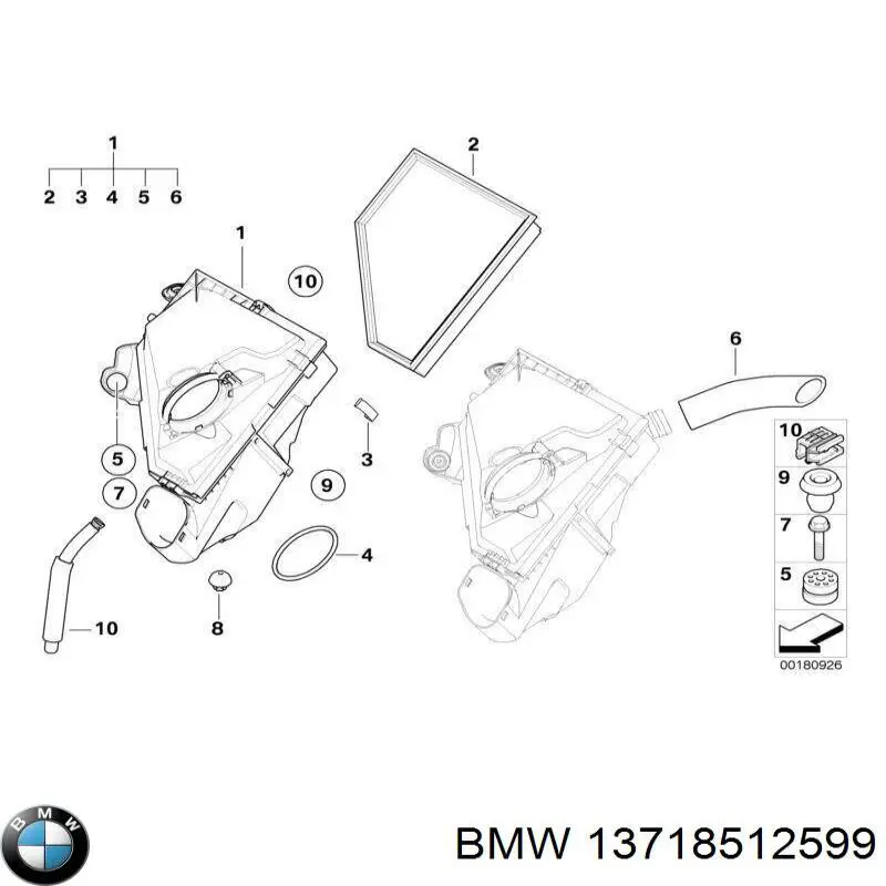 Compre 13717797467 BMW Caixa de filtro de ar
