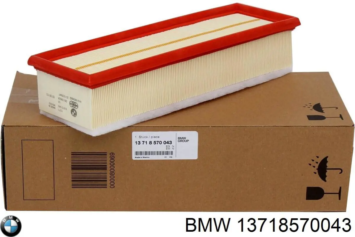 Элемент воздушного фильтра BMW 13718570043 цена, от 40.90 USD