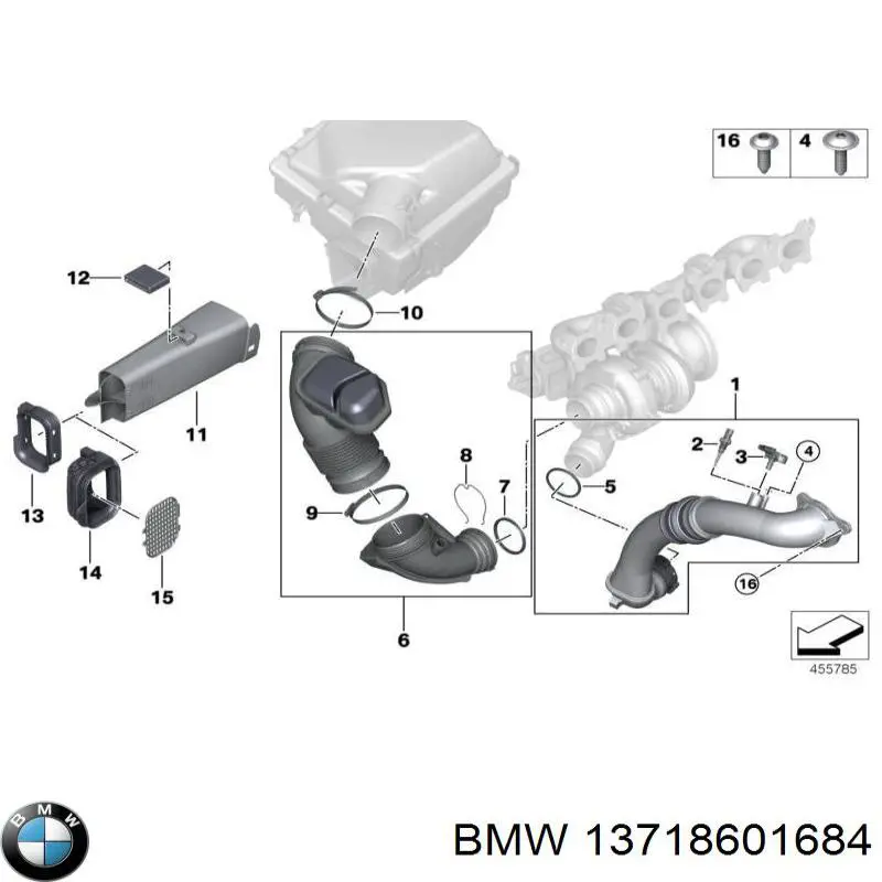  BMW 8601684 цена, от 309.13 USD