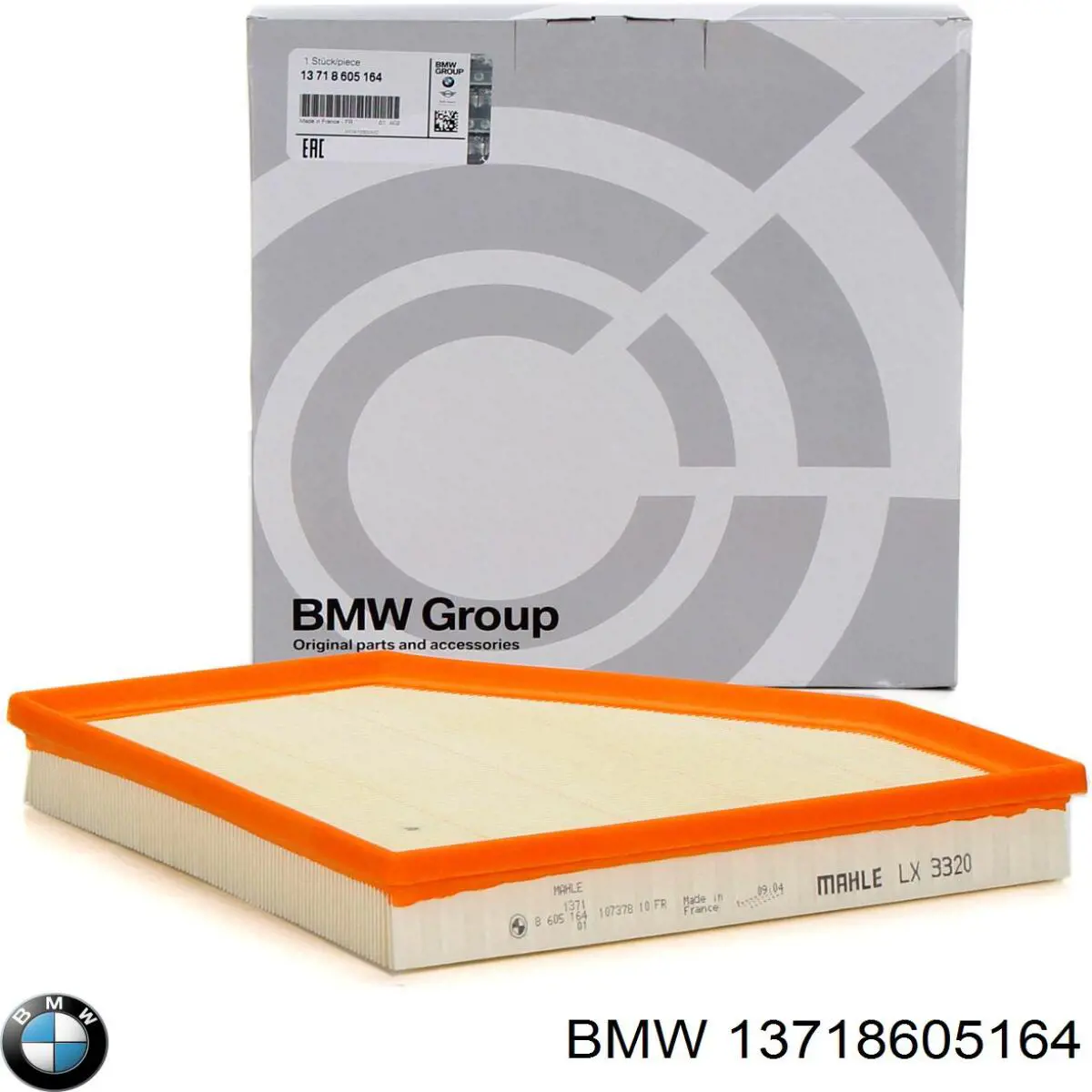Элемент воздушного фильтра BMW 13718605164 цена, от 34.81 USD