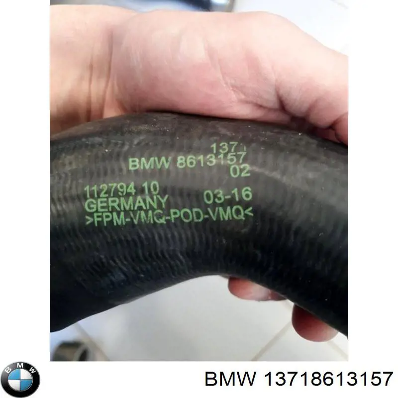 Шланг/патрубок интеркуллера BMW 13712725380 цена, от 59.32 USD