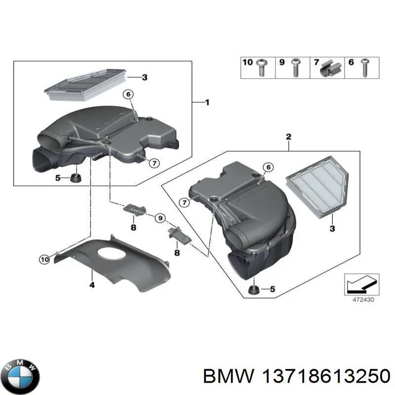 Фильтр воздушный BMW 13718613250