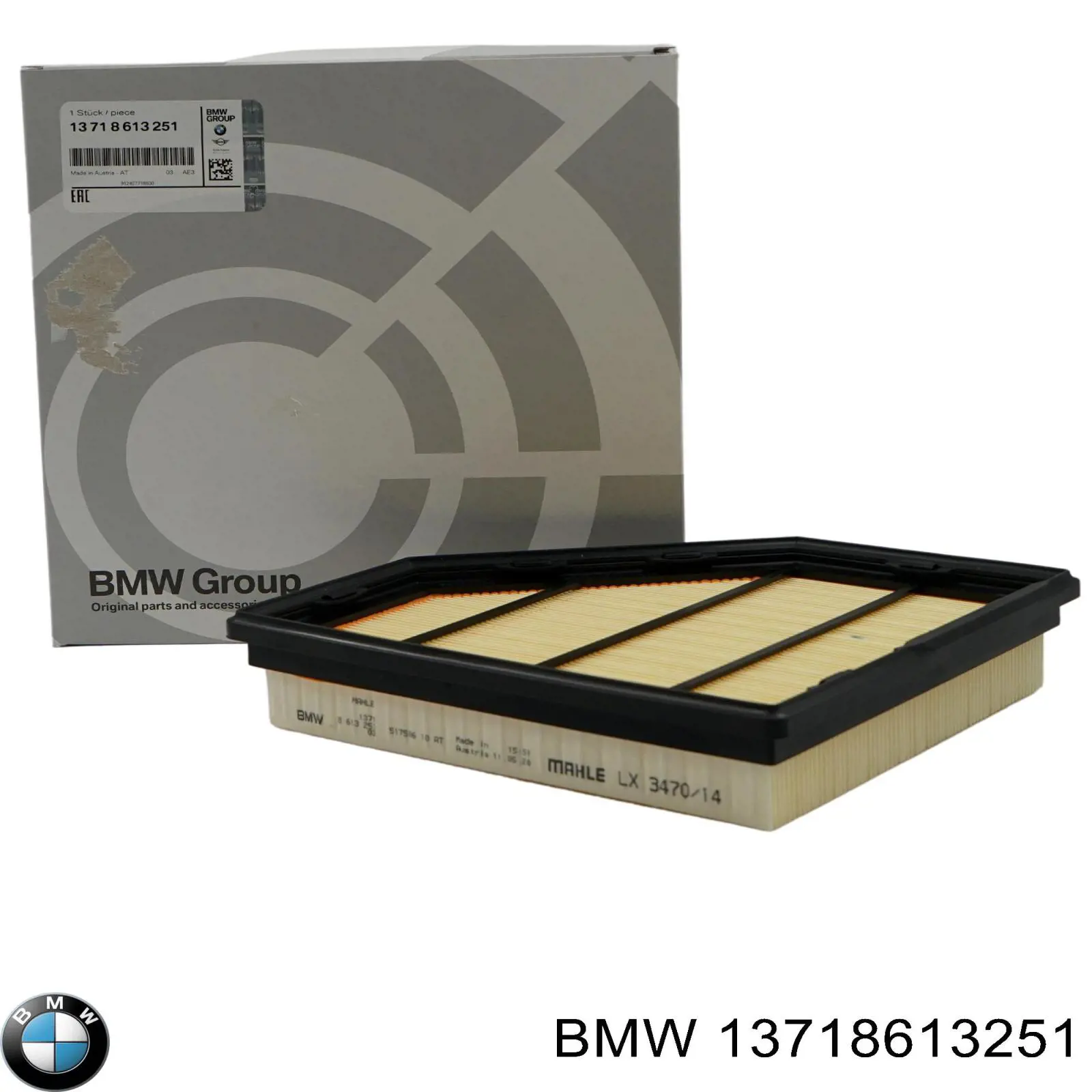 13718613251 BMW воздушный фильтр