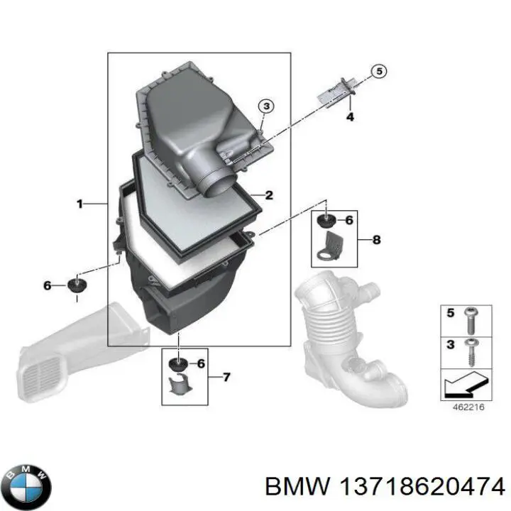  BMW 13718620474 цена, от 12.04 USD
