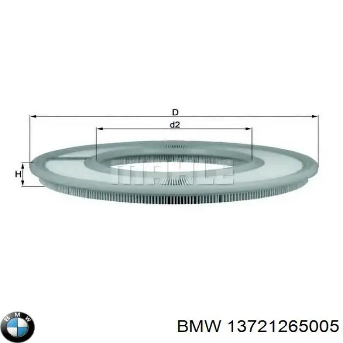 Купить 13721265005 BMW Автомобильный фильтр воздуха