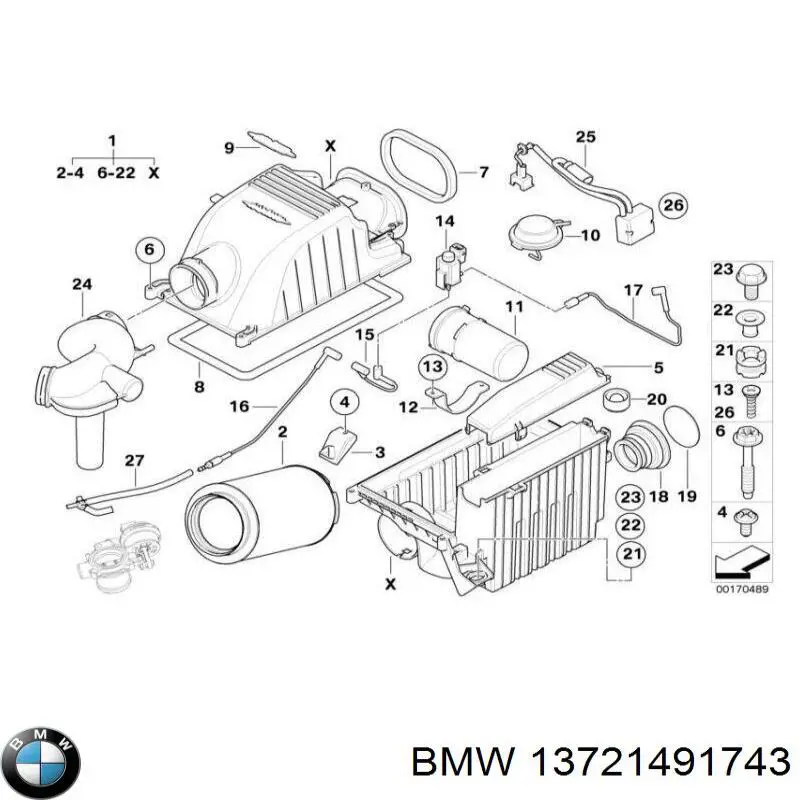  BMW 13721491743 цена, от 104.12 USD