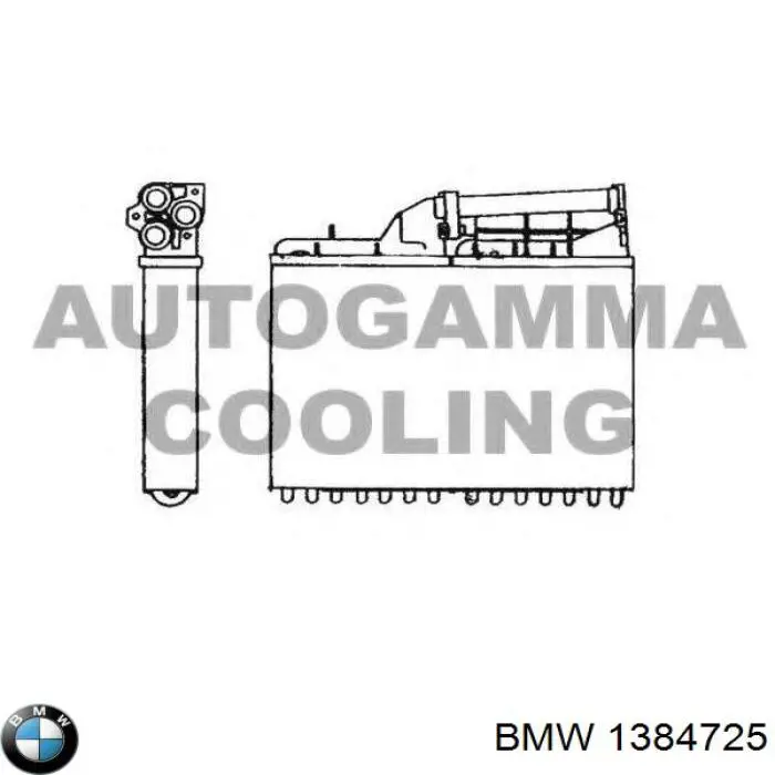 Радиатор печки (отопителя) BMW 1384725 цена, от 40.49 USD