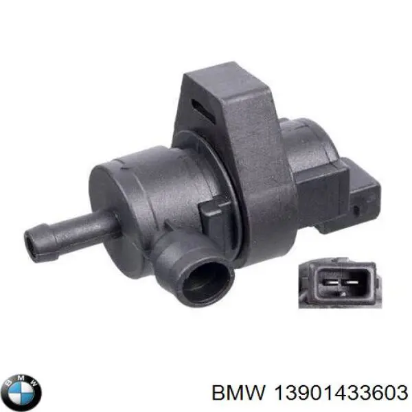 Válvula de ventilación, depósito de combustible 13901433603 BMW