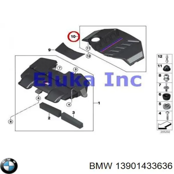  BMW 13901433636 цена, от 7.34 USD