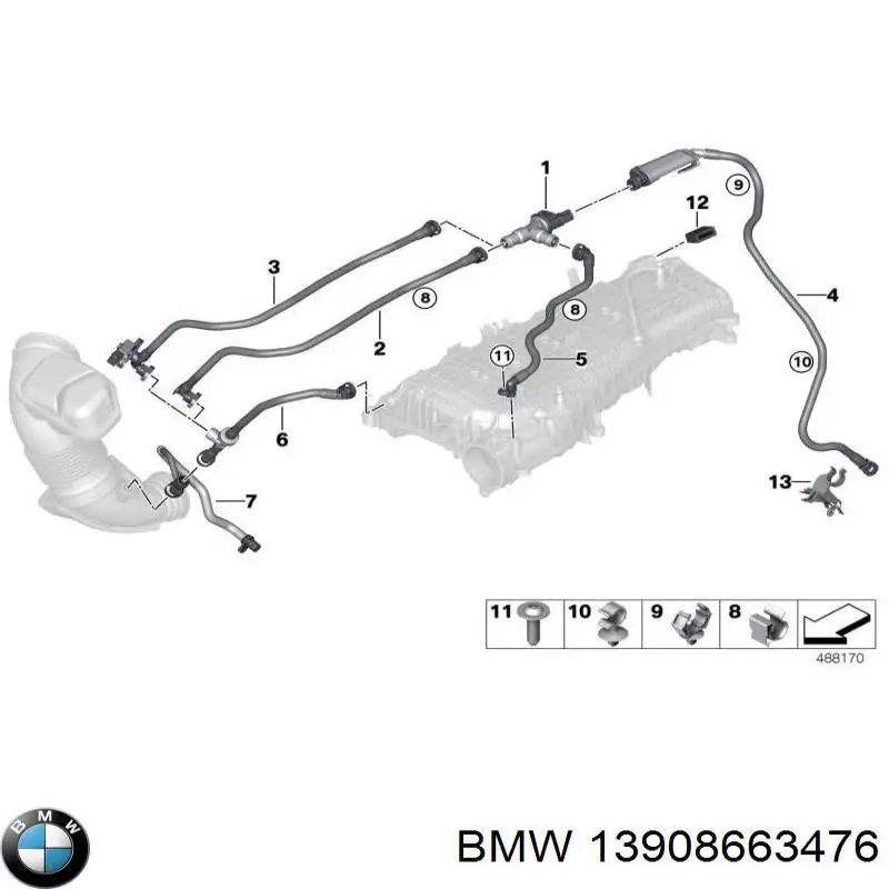 Купить 13908663476 BMW 