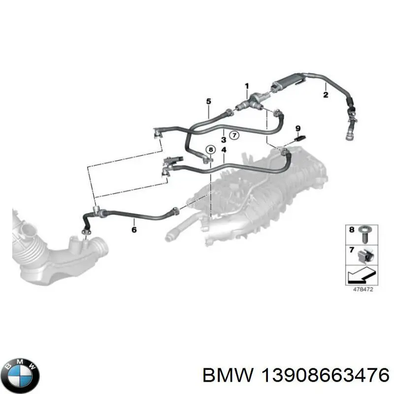  BMW 13908663476 цена, от 24.07 USD