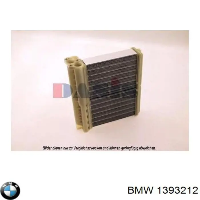 Радиатор печки 1393212 BMW