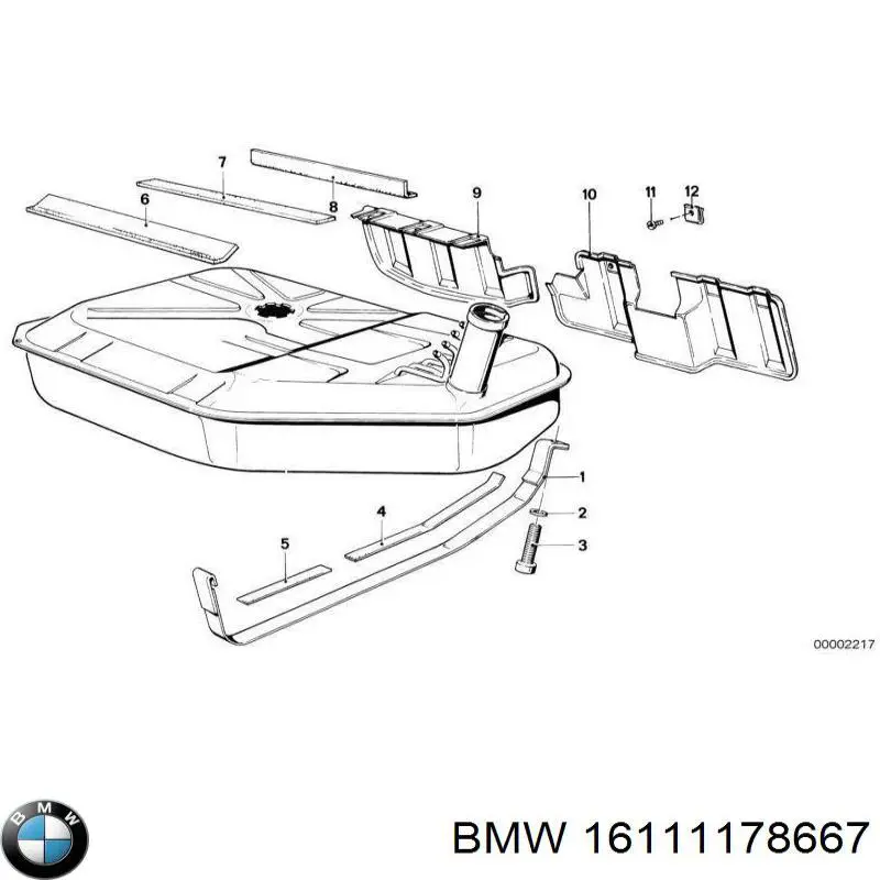 Купить 16111178667 BMW 