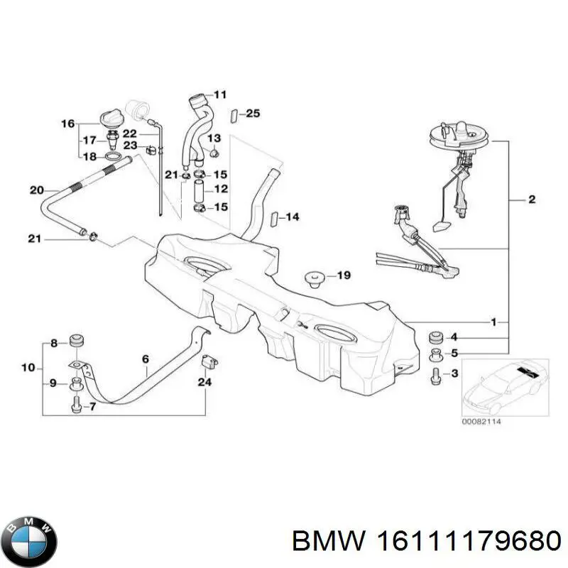  BMW 16111179680