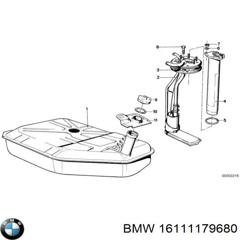  16111179680 BMW