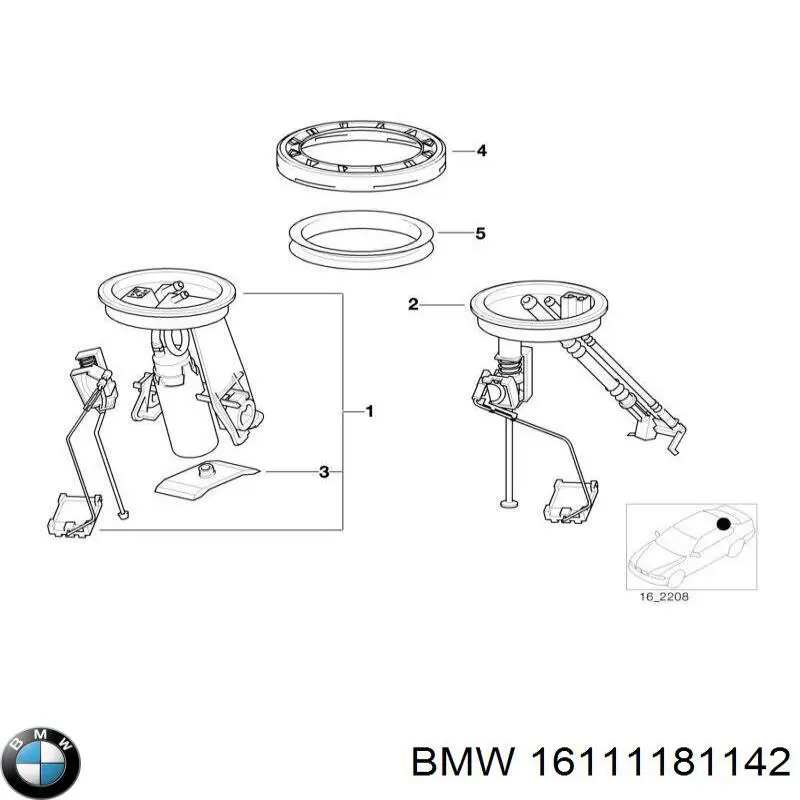  BMW 16111181142 цена, от 2.77 USD