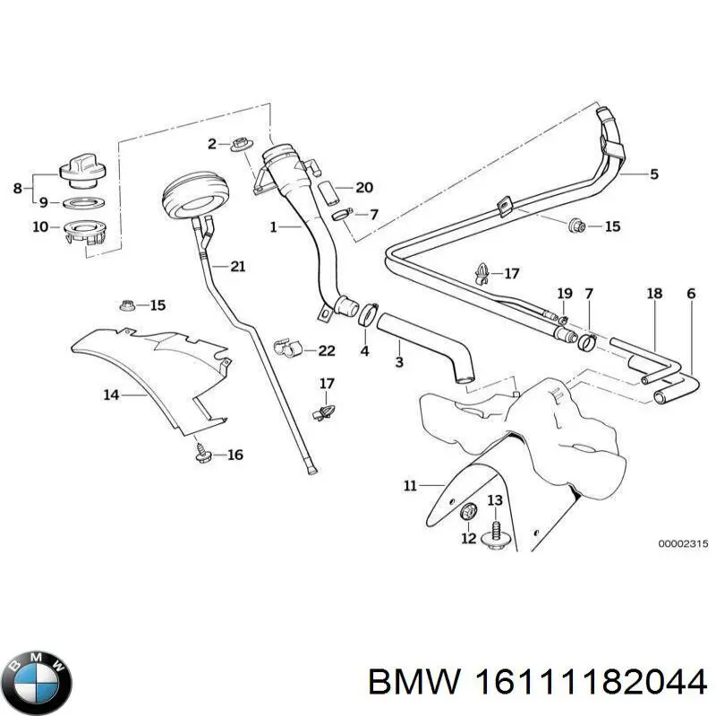 Бензобак BMW 16111182044 цена, от 2024.93 USD