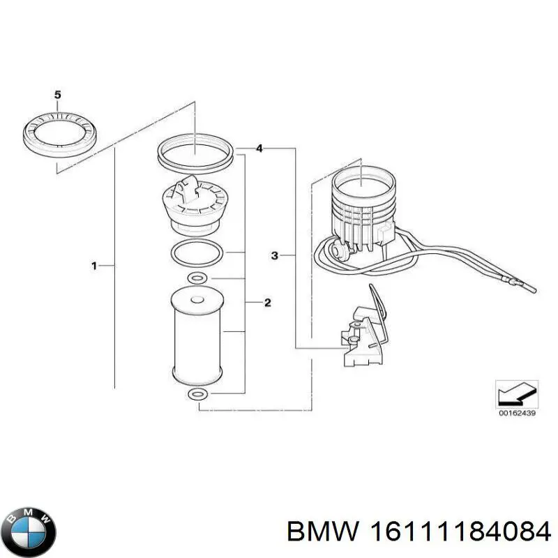 Прокладка топливного насоса 16111184084 BMW