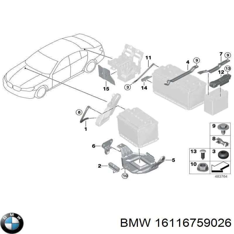 Купить 16116759026 BMW 