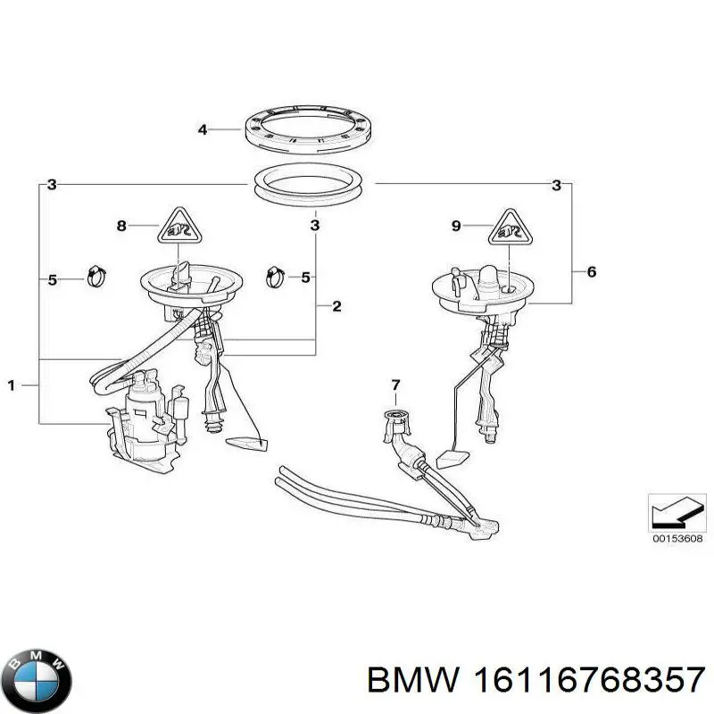 Модуль бензонасоса BMW 16116768357 цена, от 10.14 USD