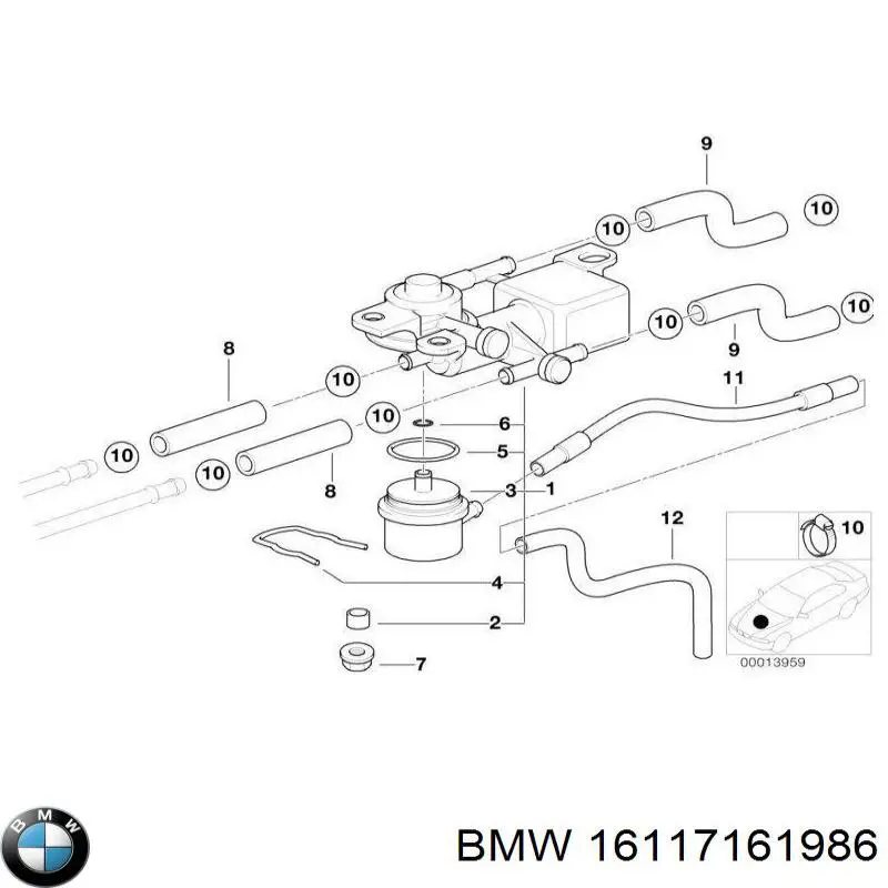  BMW 16117161986 цена, от 15.06 USD