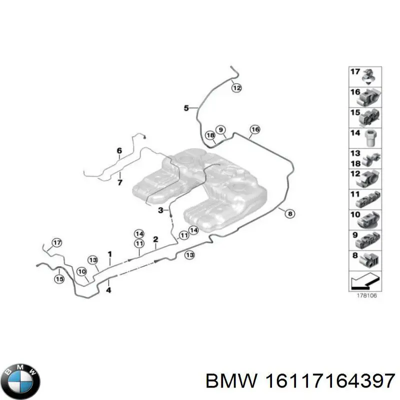 16117164397 BMW 