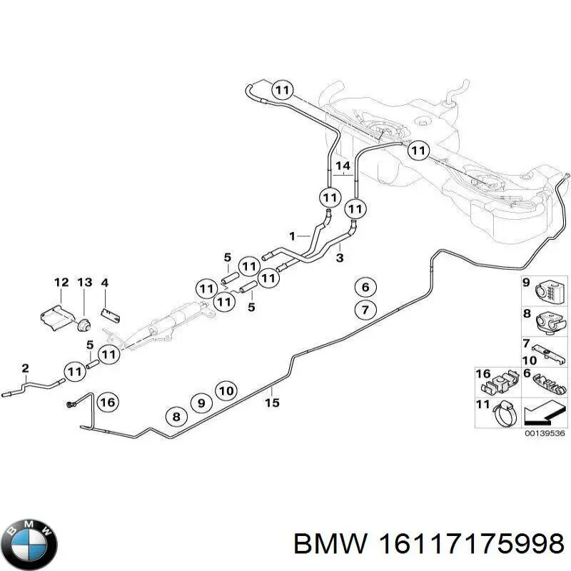  BMW 16117175998 цена, от 63.35 USD