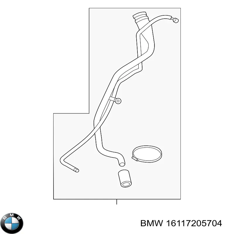 Купить 16117205704 BMW Горловина топливного бака