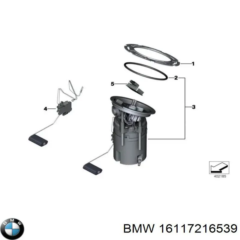 Заливная горловина топливного бака BMW 7216537 цена, от 10.13 USD