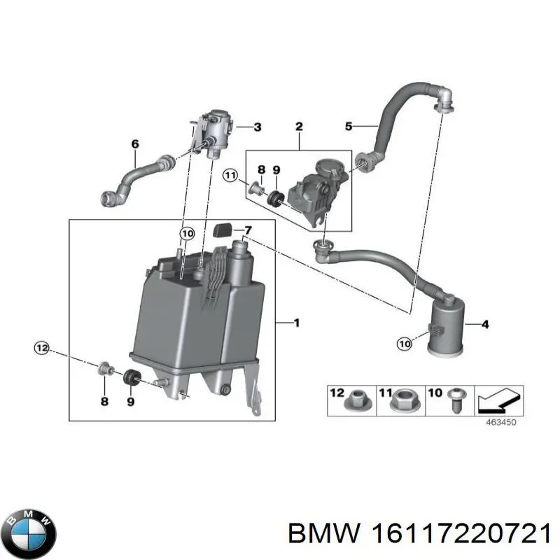 Фильтр тонкой очистки топлива BMW 16117220721 цена, от 19.64 USD