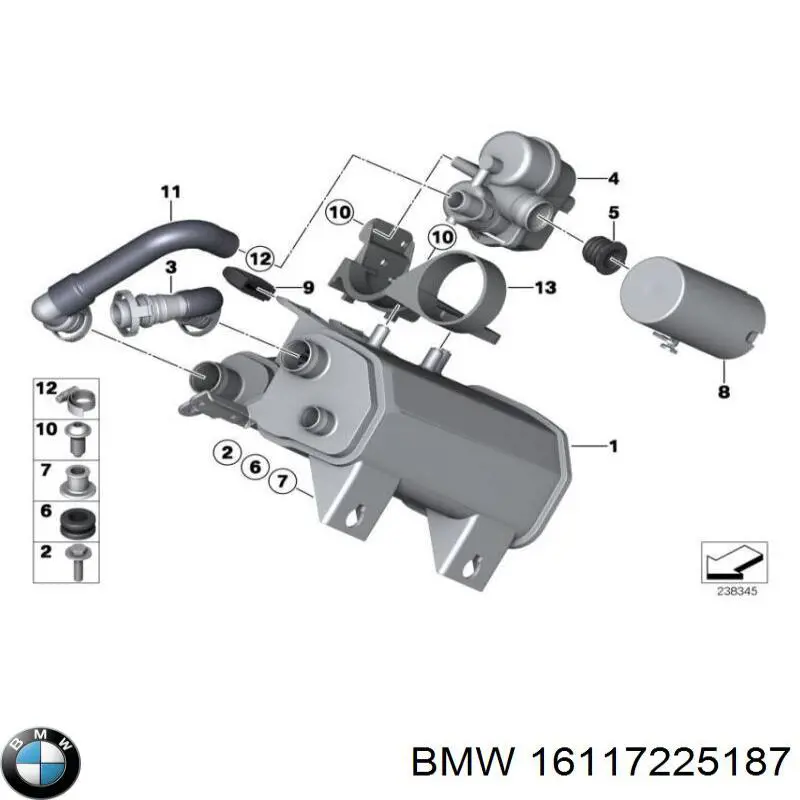 16117225187 BMW 