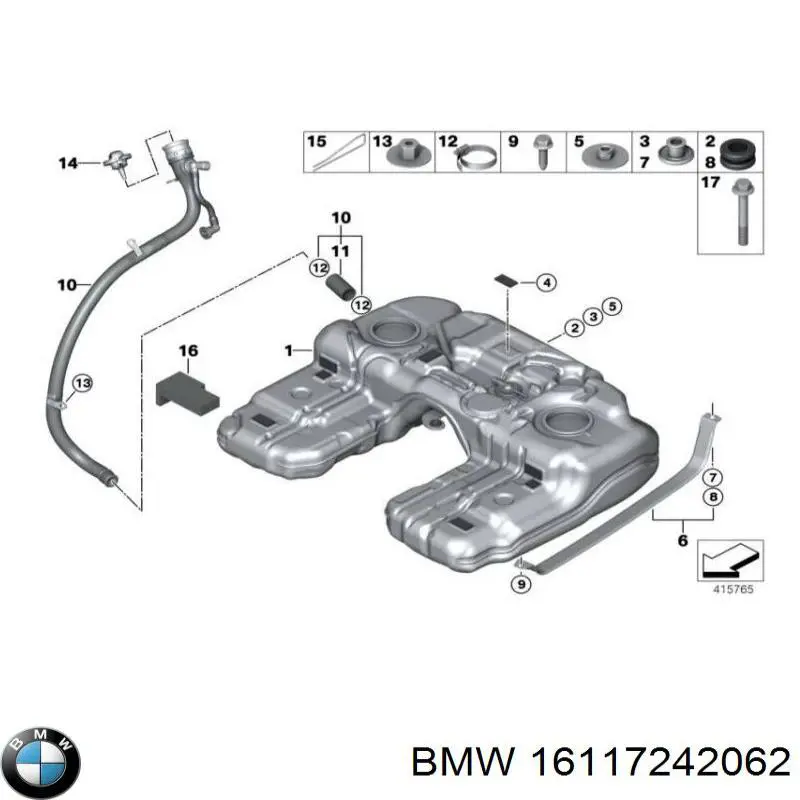  BMW 16117242062 цена, от 7.06 USD